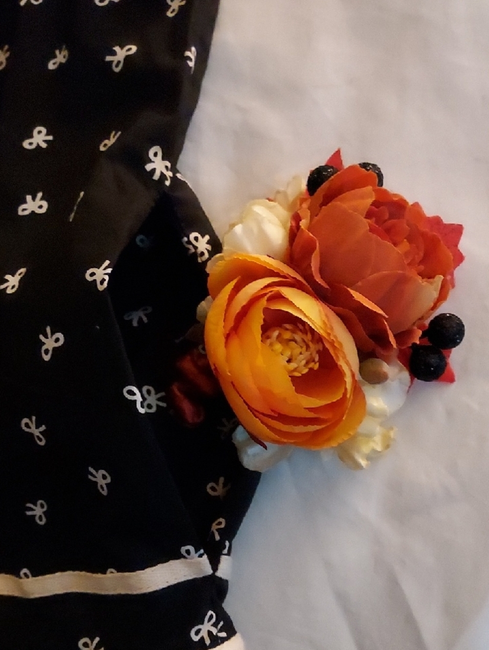 Entro NWOT Retro Grandmacore Coquette Eclectic Grandpa Twee Whimsigoth Dress L - Picture 6 of 9